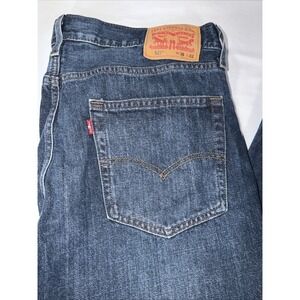 Levi's 527 Boot Cut Jeans Mens 36x32 Blue Denim Medium Wash Western Cowboy